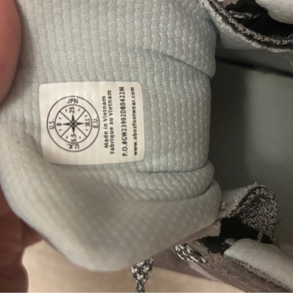 Oboz Sawtooth X Low Hiking Shoes - Women’s 8.5 Hazy Gray - Picture 6 of 7